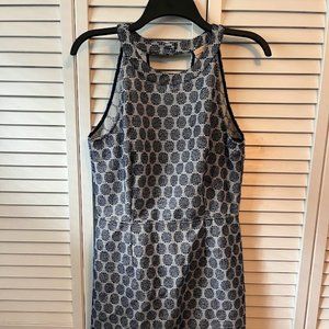 Under Skies / Fitted Geometric Dress / Size M